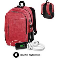 Rojo Bolsos Subblim Urban Lock Backpack 16" - Red