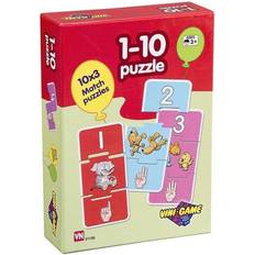 puslespil, Lær tallene 1-10