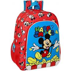 Mochila Adaptable a Carro mickey mouse happy smiles 33x42x14cm