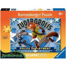 Animals Floor Jigsaw Puzzles Ravensburger Zootropolis Nick & Judy 60 Pieces