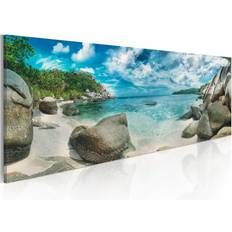 Arkiio Turquoise Paradise 120X40 Flerfärgad Landskap Tavla