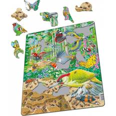 Pussel Larsen Bustling Life on the Forest Floor 40 Pieces
