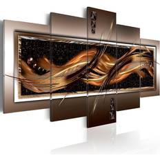Inredningsdetaljer Arkiio Wave of fire 100x50 Tavla