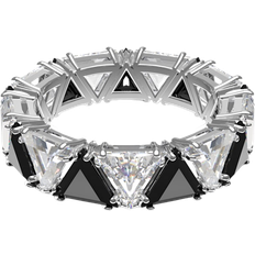 Swarovski Ortyx Cocktail Ring - Silver/Black/Transparent