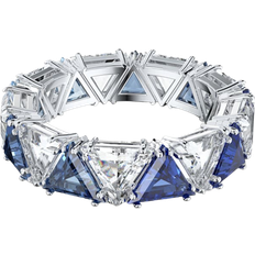 Swarovski Ortyx Cocktail Ring - Silver/Blue/Transparent