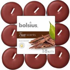 Cotton Candles & Accessories Bolsius True Scents Oud Wood Candle 3.1cm 18pcs