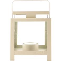 Med håndtak Lykter Ernst Tealight Beige Lykt 25cm