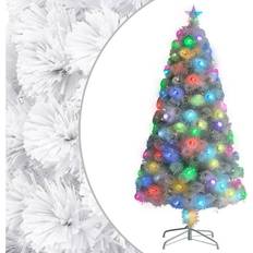 vidaXL Artificial with LED White 64 cm Fibre Optic Christmas Tree