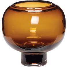 Orange Vaser Hübsch Glas Orange Vas