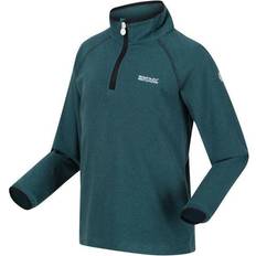 Regatta Kid's Loco Half Zip Fleece - Pacifc Green Black