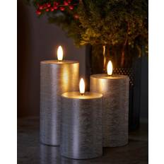 Red LED Candles Sirius Sille Exclusive LED Candle 3pcs