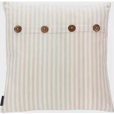 Stripes Complete Decoration Pillows Safavieh Kensing Complete Decoration Pillows White, Beige (45.72x45.72)