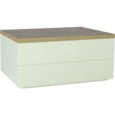 Hübsch Libre Light green/Natural 24x18xh11cm Opbevaringsboks