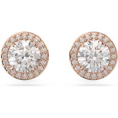 Swarovski Schmuck Swarovski Constella Round Cut Stud Earrings - Rose Gold/Transparent