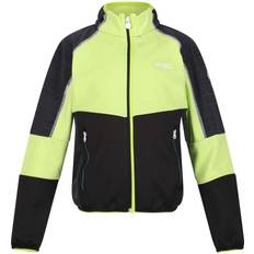 Regatta Kid's Oberon V Softshell Jacket - Bright Kiwi/Black