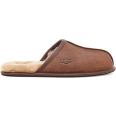 Wool Slides UGG Scuff Leather - Tan