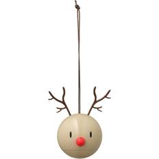 Bruna Julgranspynt Hoptimist Reindeer Ornament, brun Julgranspynt