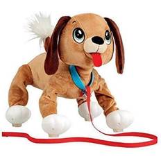 Animals Interactive Pets Peppy Pets Walking Brown Mutt Dog No Batteries Required Bouncing Pup Interactive Mighty Mojo