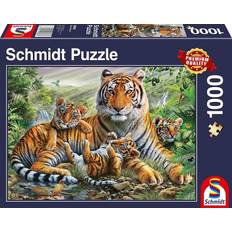 Jigsaw Puzzles Schmidt Spiele Tiger & Puppies 1000 Pieces