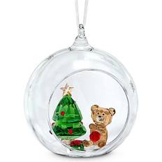 Kokoswachs Zierelemente Swarovski Ball Ornament, Christmas Scene Weihnachtsbaumschmuck