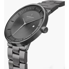 Nordgreen Armbandsur Nordgreen Scandinavian Minimalist Gun Metal Case Brushed Metal 40mm 3-Link Gun Metal