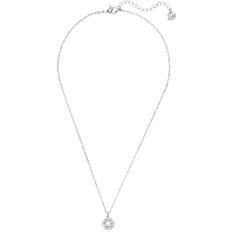 Swarovski April Birthstone Pendant Necklace - Silver/Transparent