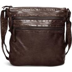 Pia Ries Skuldertasker Pia Ries Washed Medium Crossover Style 066 - Brown