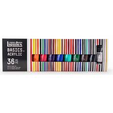 Multicolored Acrylic Paints Liquitex BASICS Acrylic Paint Tube 36-Piece Set