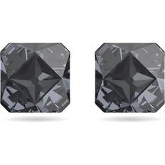 Gris Boucles d'oreilles Swarovski Ortyx Stud Earrings - Silver/Grey