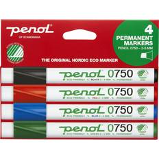 Penol Hobbyartikler Penol 0750 Permanent Marker 4 farver