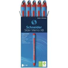 Rot Kugelschreiber Schneider Ballpoint Pen Slider Memo XB Red Pack 10