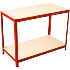 Neo Metal Garage Workbench: Red