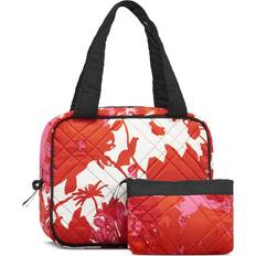 Karen Toiletry Bag Set - Red/White