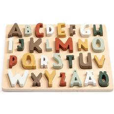 Sebra Pussel Sebra Swedish ABC Wooden Puzzle 26 Pieces