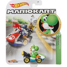 Hot wheels kart Hot Wheels Mario Kart Yoshi Diecast Car [Standard Kart]