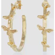 Olivia Burton Herr Armbandsur Olivia Burton Butterfly Hoop Earrings Ladies, Gold