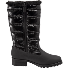 Faux Fur High Boots Trotters Benji High W - Black Patent