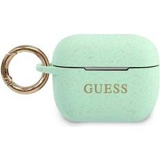 Guess Headphones Guess GUACAPSILGLGN AirPods Pro cover green/green Silicone Glitter