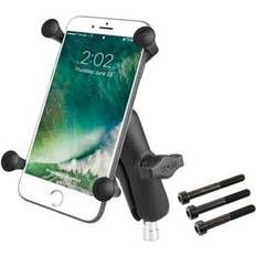 RAM Mounts Mobilgerätehalter RAM Mounts Komplettpaket Smartphone-Halterung Arm medium Befestigung Lenkerhalterung X-Grip Noir