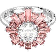 Swarovski Sunshine Ring - Silver/Pink/Transparent