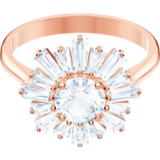 Swarovski Rose Gold Rings Swarovski Sunshine Ring - Rose Gold/Transparent