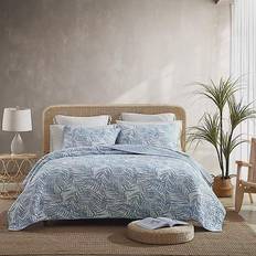 Tommy Bahama Palmday Canal Quilts Blue (228.6x228.6cm)