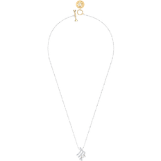 Swarovski Virgo Zodiac II Pendant Necklace - Silver/Transparent