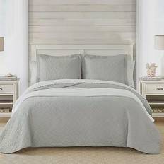 Tommy Bahama Solid Quilts Grey (228.6x228.6cm)