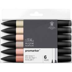 Promarker sæt Winsor & Newton ProMarker Skin Tones Sæt 6 Stk