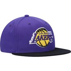 Purple - Sportswear Garment Caps Mitchell & Ness Los Angeles Lakers Hardwood Classics Bandana Undervisor Snapback Hat Men - Purple