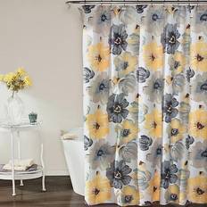 Yellow Shower Curtains Lush Decor Leah (46457585)