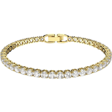 Swarovski tennis bracelet Swarovski Tennis Deluxe Bracelet - Gold/Transparent