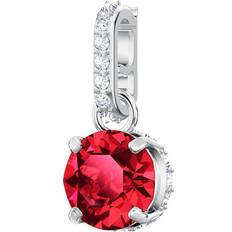 Swarovski Remix Collection January Charm - Silver/Red/Transparent