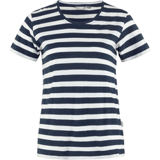 Tierra Hempy Striped Tee - Eclipse Blue/White